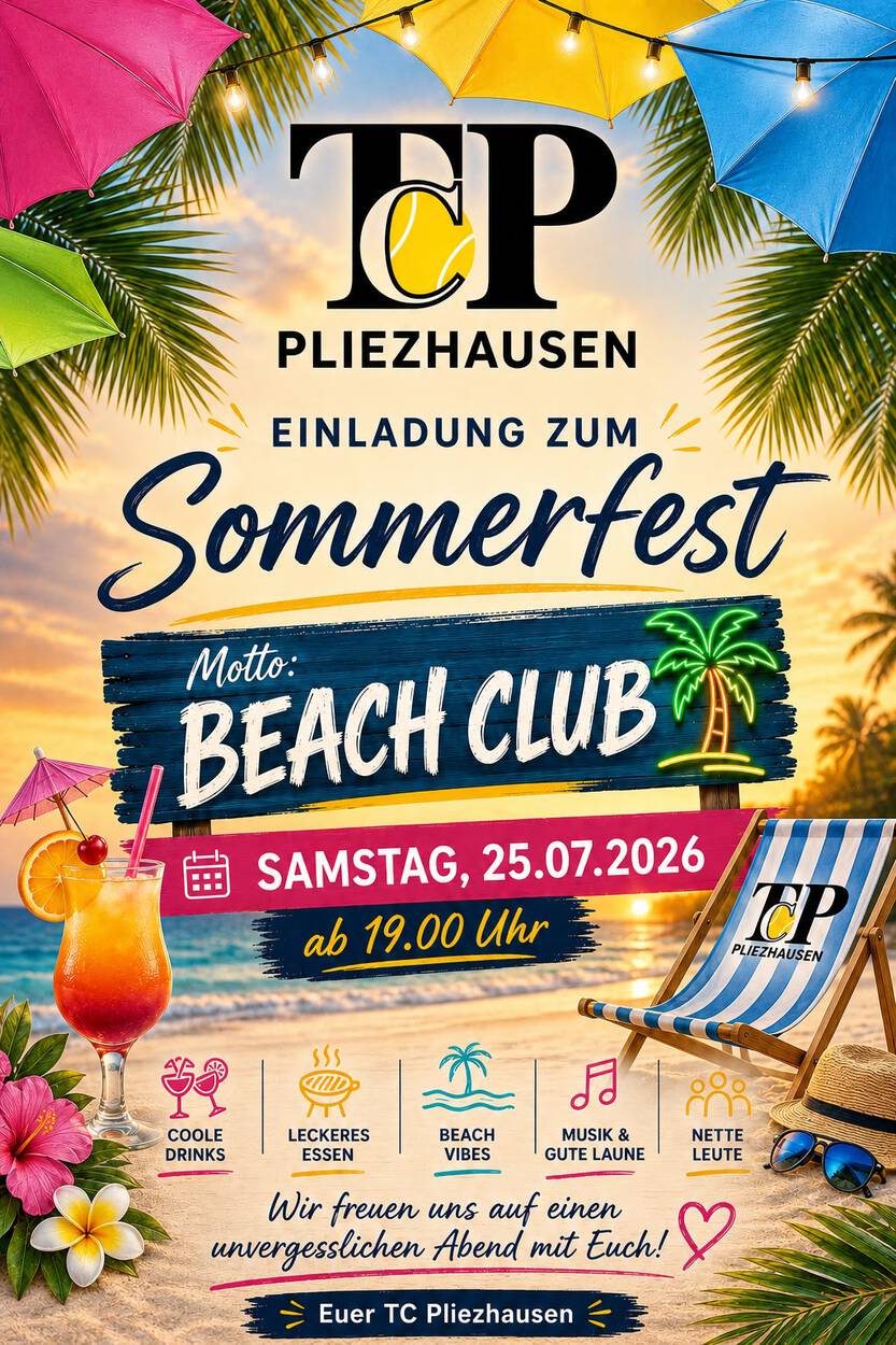 Sommerfest am 25.07. ab 19 Uhr